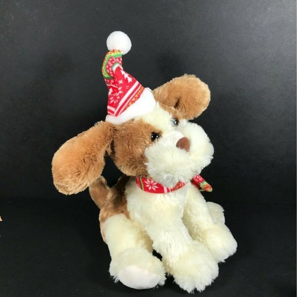 Interactive Chrismas dog stuffed animal motion sound lights plays revised shout - Picture 6 of 7